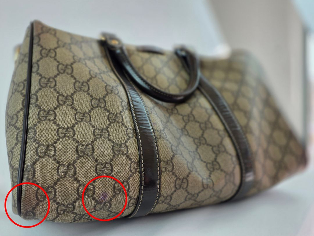 구찌 GG패턴 보스턴백 브라운 이미지