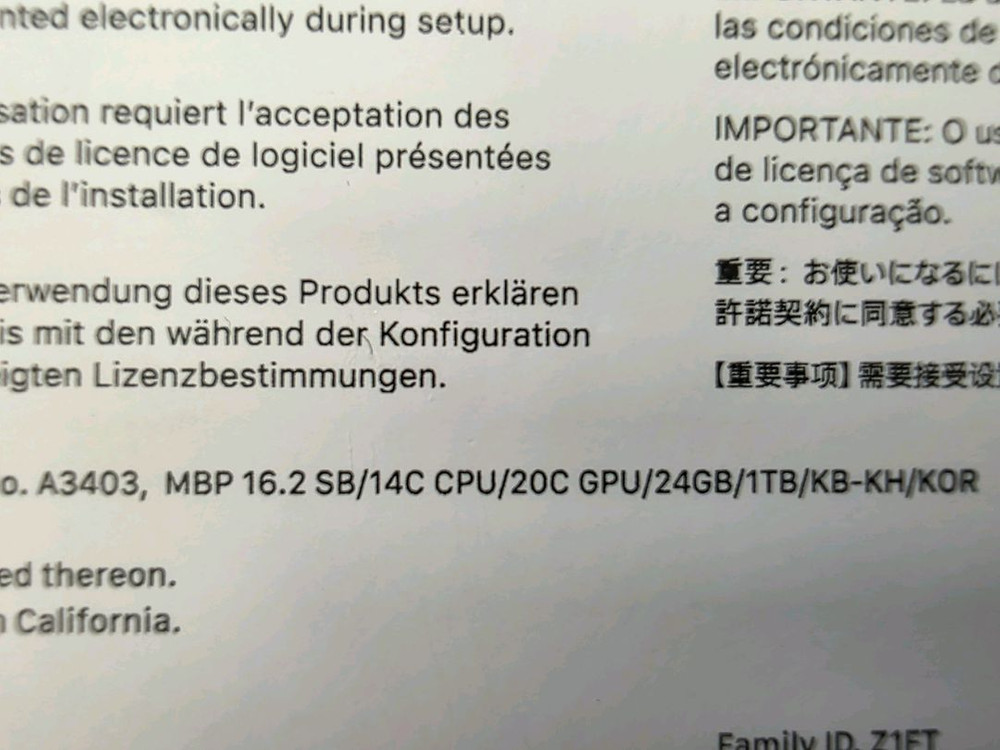 [신품급] 맥북프로16인치 M4Pro(14코어) 24기가 1테라 블랙--6