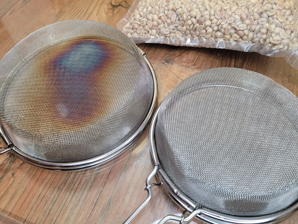 생두 원두 로스터기 로스팅기 수망 중18 소15센티 세트 커피볶기 이미지