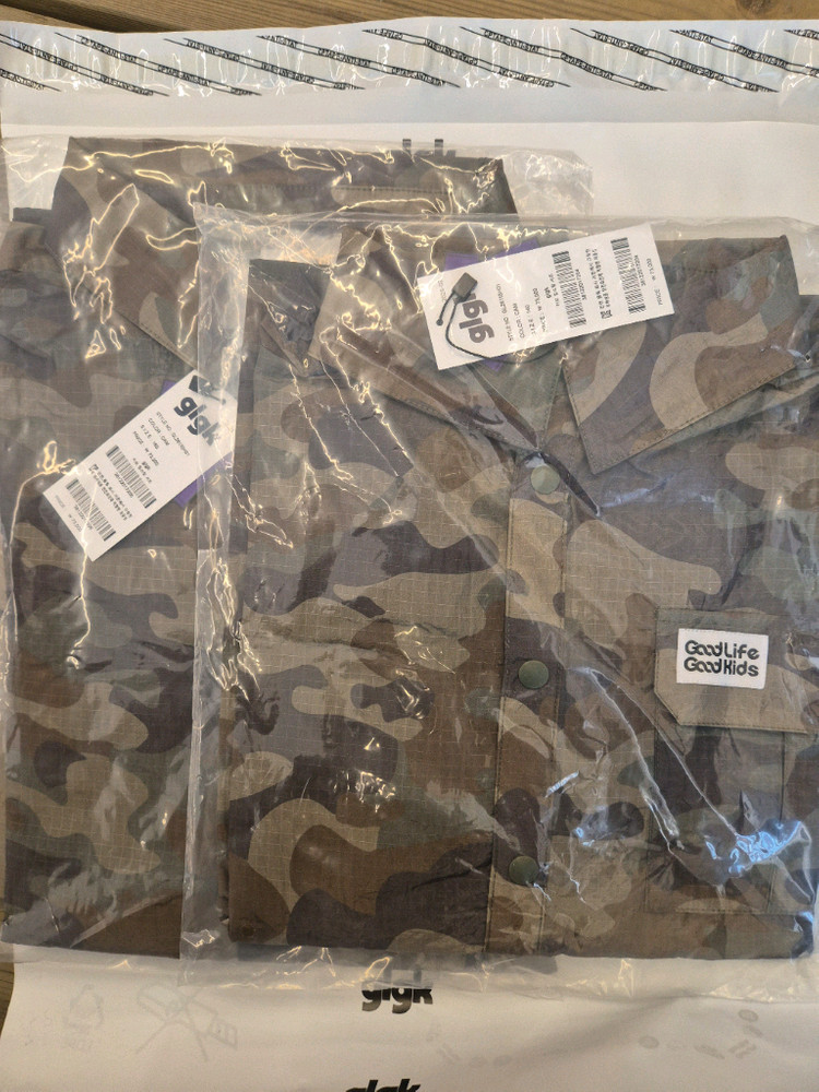 히로 glgk 카모 립스탁 셔츠 140 160--1