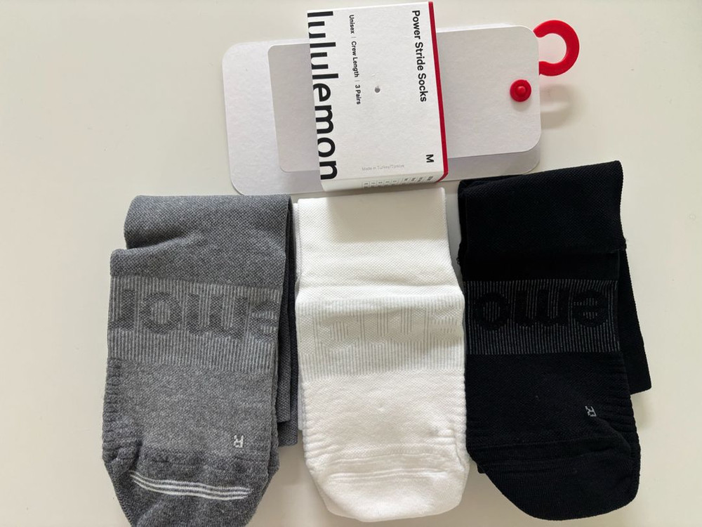(새제품) 룰루레몬 여성 양말 3 세트--5