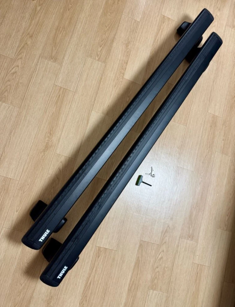 ( THULE ) 툴레 754풋+블랙 윙바(130cm)가로바 팝니다. 이미지