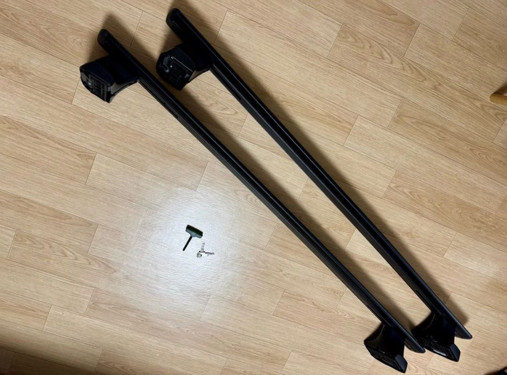 ( THULE ) 툴레 754풋+블랙 윙바(130cm)가로바 팝니다.--6