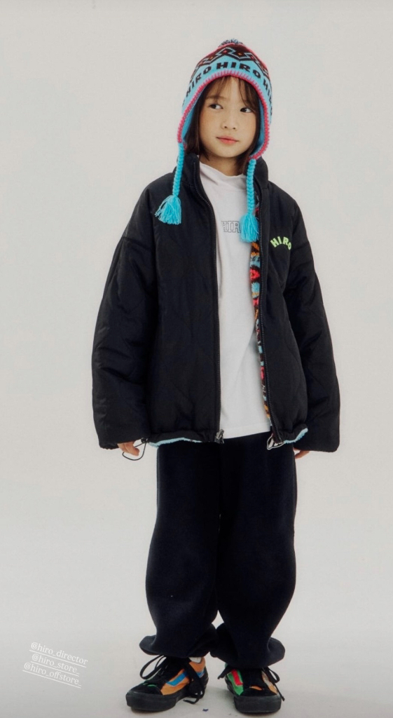 새상품) 히로 자가드 리버서블 덤블 재킷 다크브라운 160--2