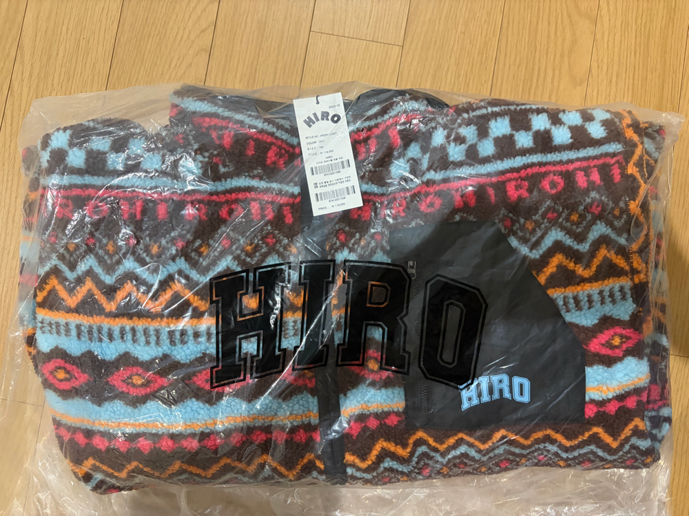 새상품) 히로 자가드 리버서블 덤블 재킷 다크브라운 160--3