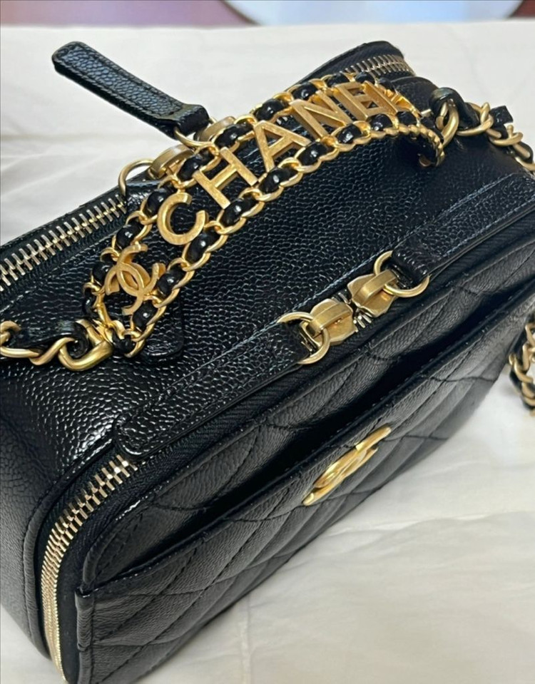 샤넬 캐비어 베니티 체인백 미니 이미지