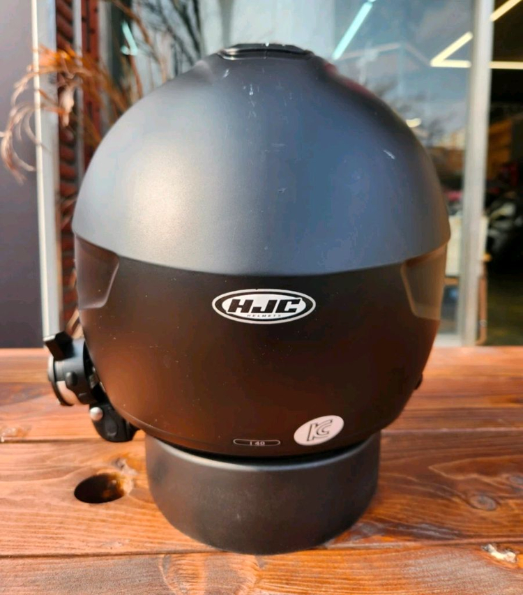 HJC 홍진 오픈페이스 i40 헬멧XL 무광 블랙 (선바이저) + 세나 20S evo 블루투스--2