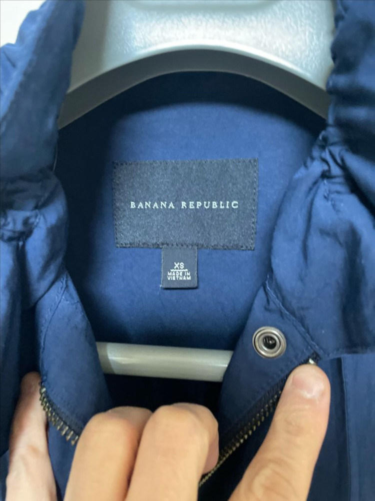 바나나 리퍼블릭 네이비 여성 야상 코트 XS--1