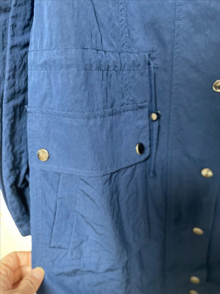 바나나 리퍼블릭 네이비 여성 야상 코트 XS--4