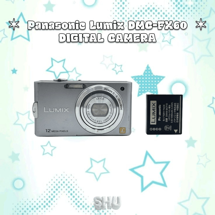 파나소닉 루믹스 DMC-FX60 빈티지 디카 디지털카메라 실버 이미지