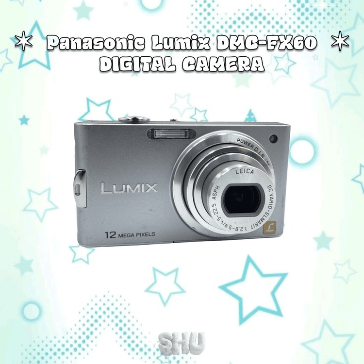 파나소닉 루믹스 DMC-FX60 빈티지 디카 디지털카메라 실버 이미지
