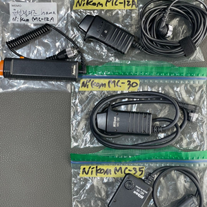 Nikon 니콘 리모크 케이블 nikon mc-12a, mc-30, mc-35