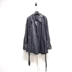 타임 TIME 춘추 페이크 레더 하프자켓 F 이미지