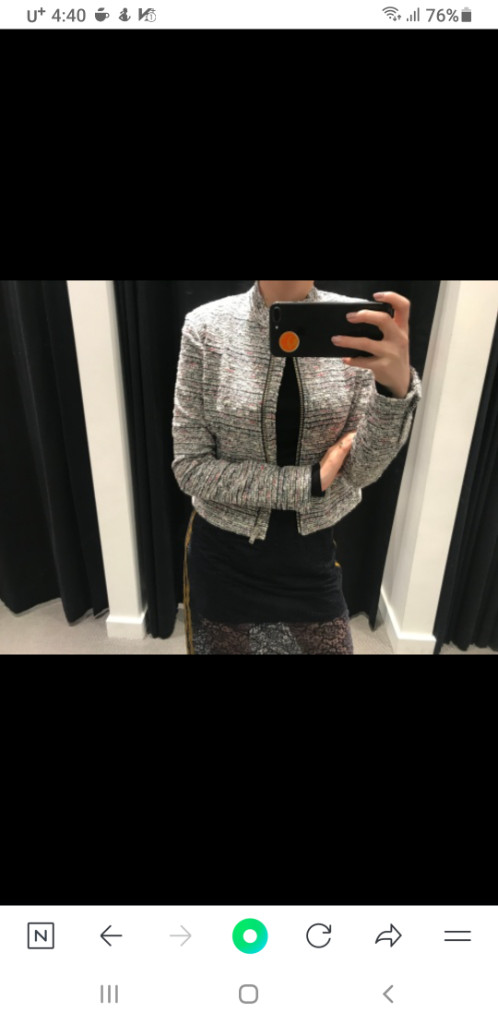 초초특가띠어리 정품 트위드자켓--1