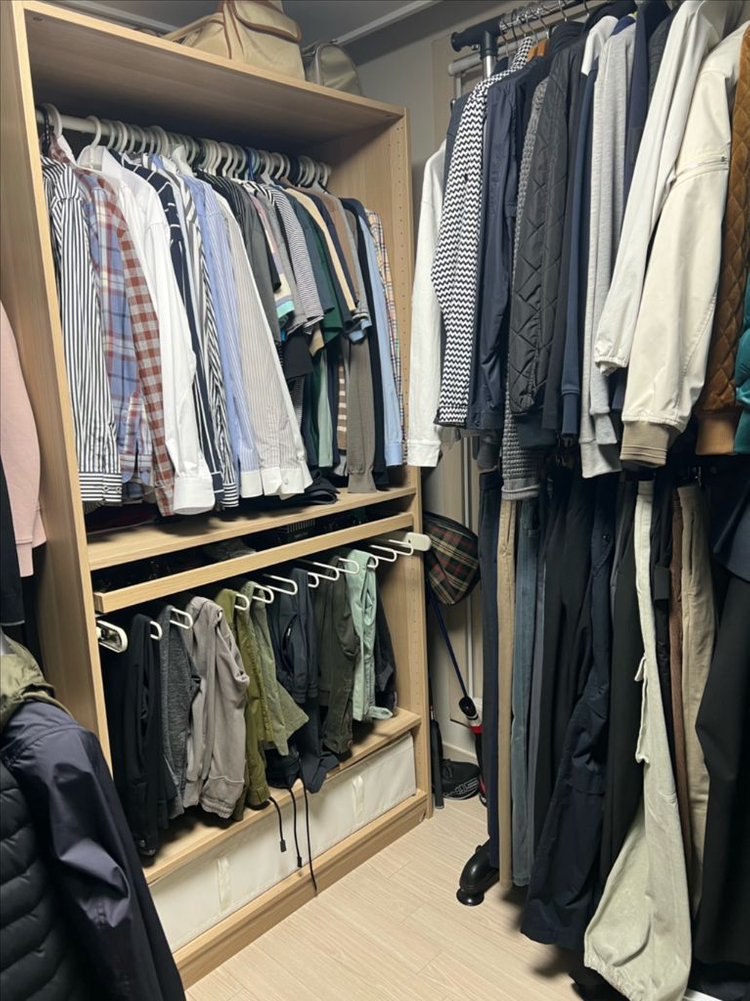 이케아 팍스 포함 시스템 행거 옷장 세트--2