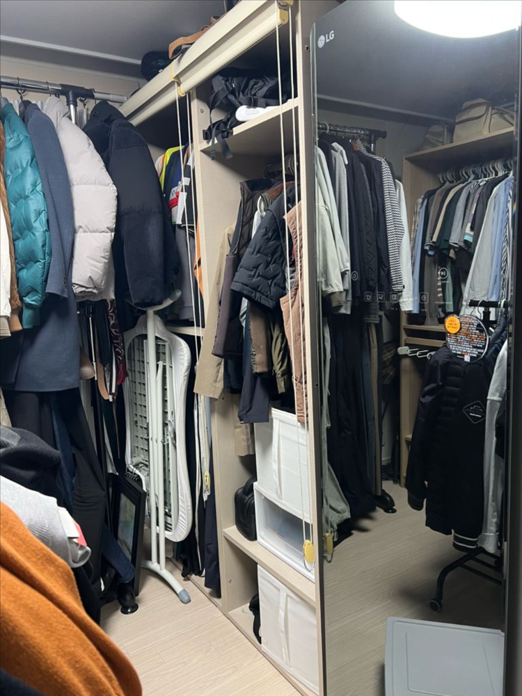 이케아 팍스 포함 시스템 행거 옷장 세트--3