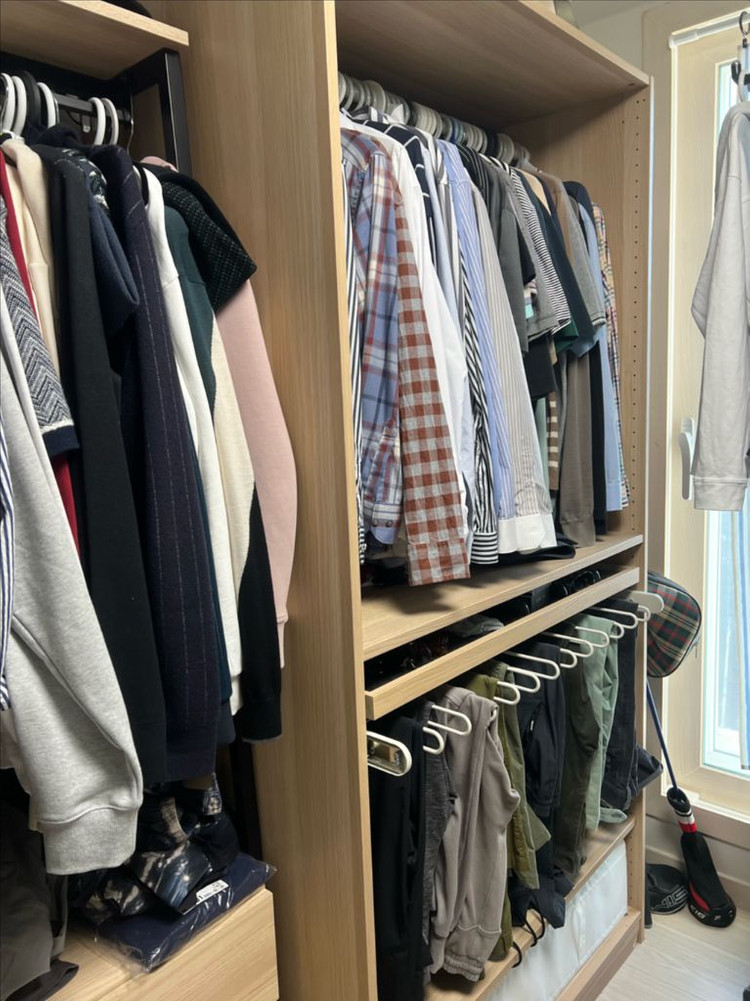 이케아 팍스 포함 시스템 행거 옷장 세트--8