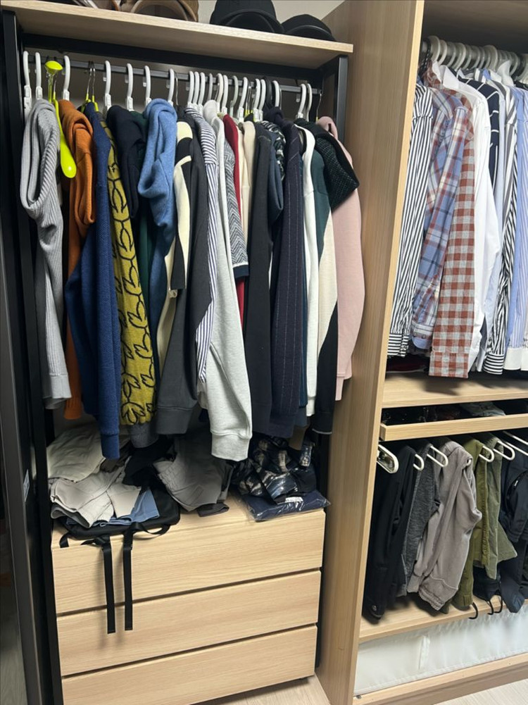 이케아 팍스 포함 시스템 행거 옷장 세트--9