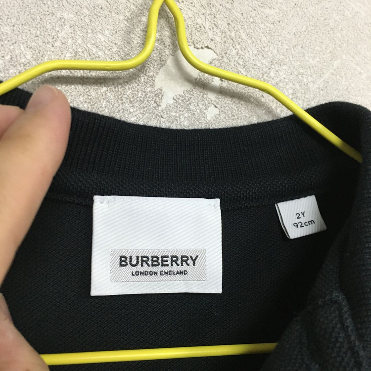 버버리 키즈 정품 긴팔 PK 티셔츠 2Y 이미지