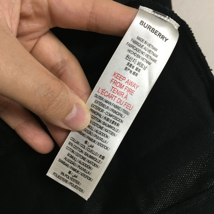 버버리 키즈 정품 긴팔 PK 티셔츠 2Y 이미지