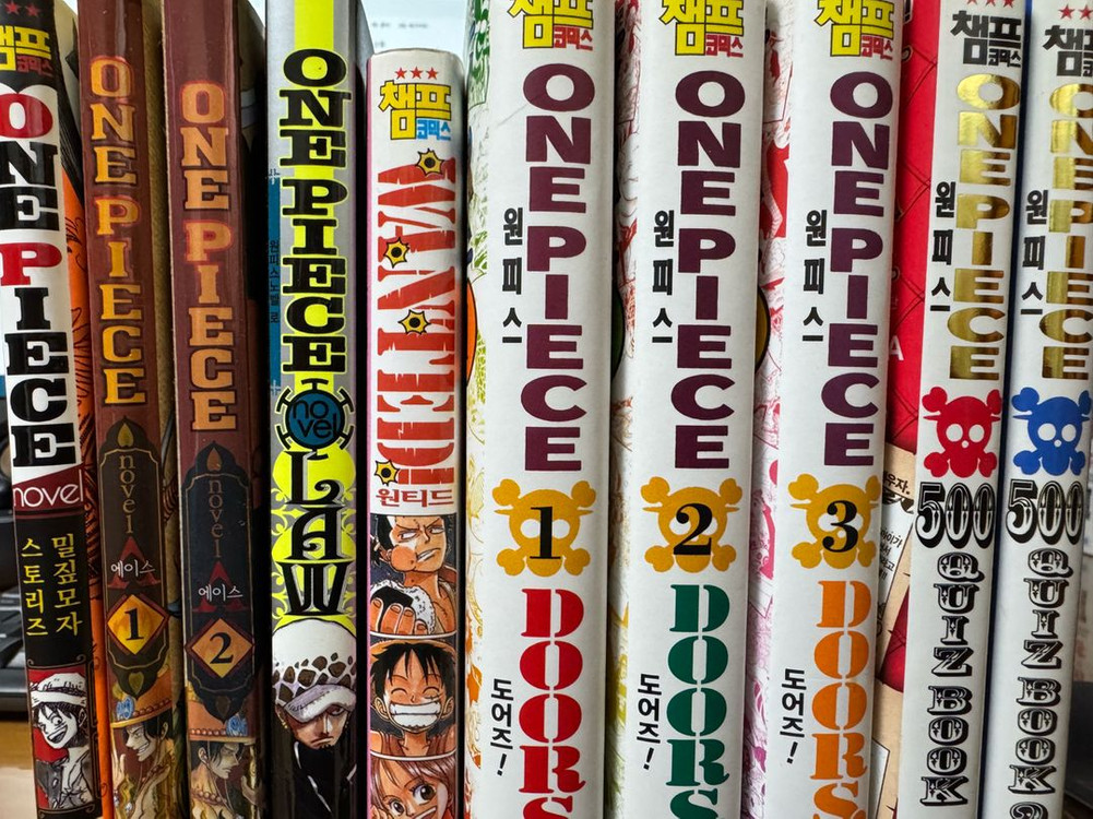원피스 소설책, 만화책 일괄판매--1