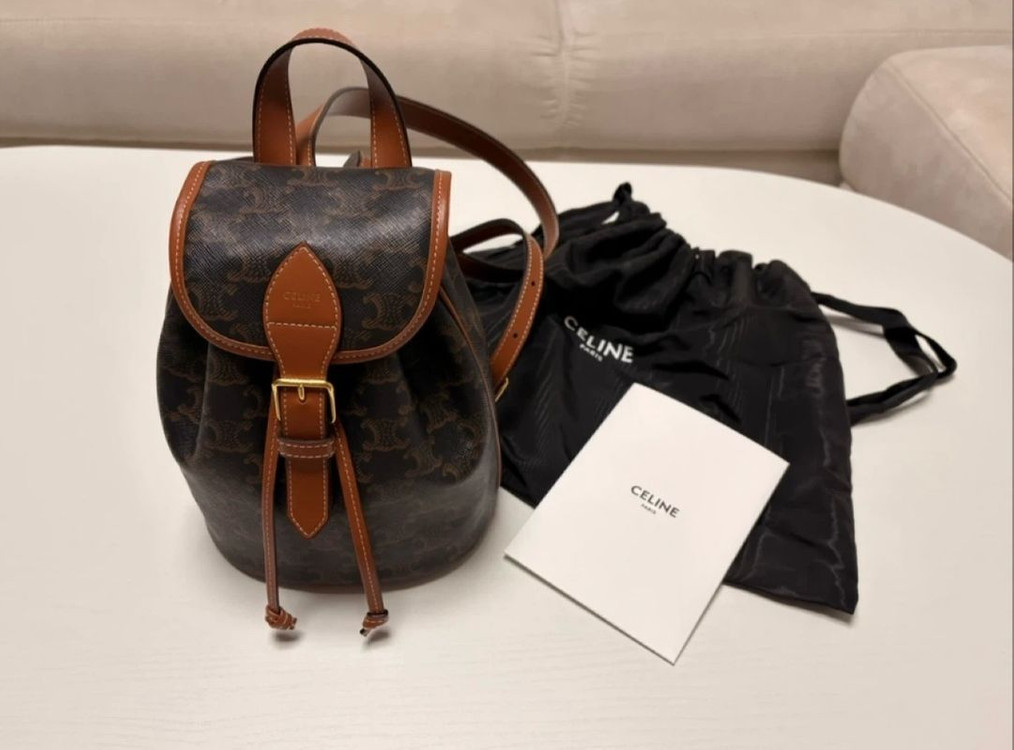 셀린느 트리오페 풀코 미니 백팩--1