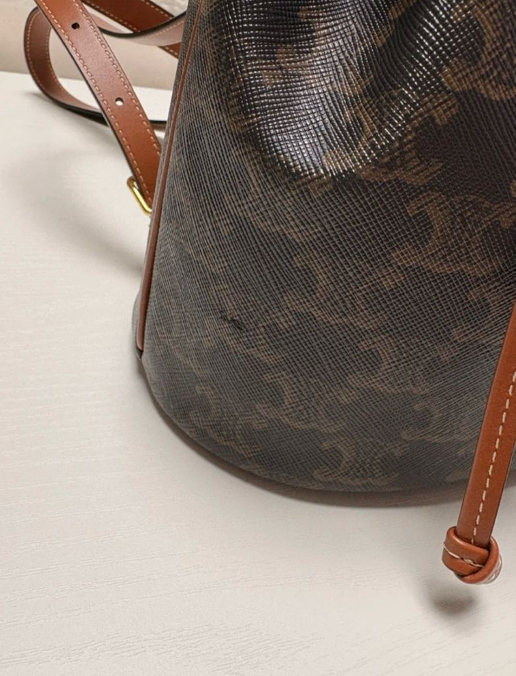 셀린느 트리오페 풀코 미니 백팩--2