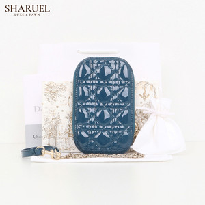 디올 레이디 디올 페이턴트 휴대폰 홀더 S0872OVRB