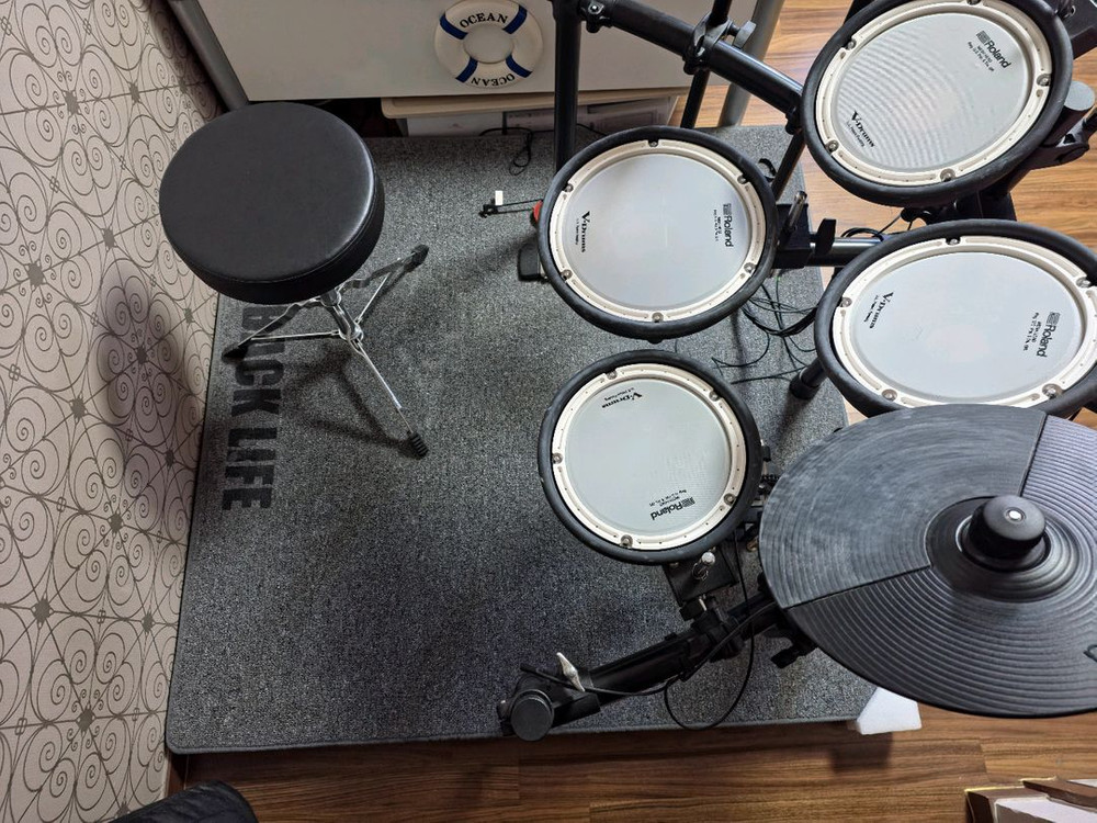 롤랜드 TD-1DMK + 백라이프 방진보드 일괄 판매합니다--2