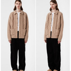 수아레 / 에어 울 아란 니트 가디건, 남성 가디건