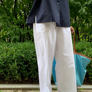 콰트르세종 이지코튼팬츠 화이트 새상품