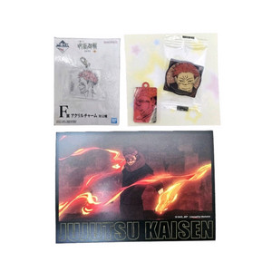 (일괄) 주술회전 스쿠나 아크릴 참 핀뱃지 엽서 쿠지