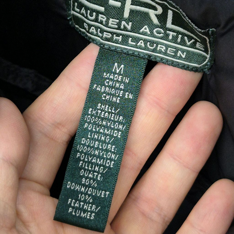 로렌 랄프로렌 덕다운 경량 패딩 M--3