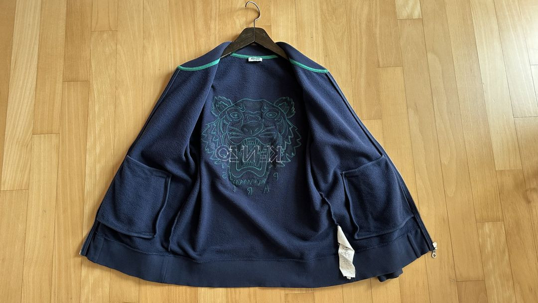 겐조 KENZO 집업 집업 점퍼 바시티 정품 L사이즈--6
