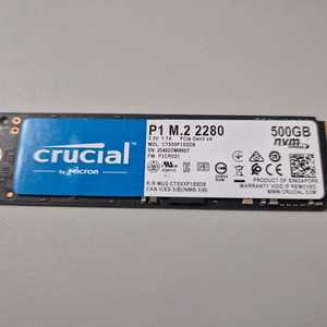 M.2 SSD NMVe 2280 500GB 팝니다.