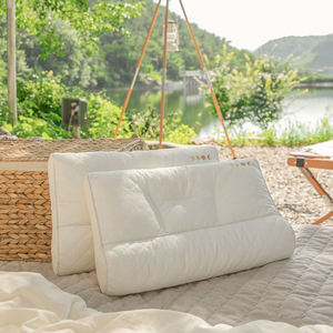 수면공감 캠핑 우유베개(+보관백) 벌레/모기/세균 완벽차단 가벼운 여행용 우유베개 2개