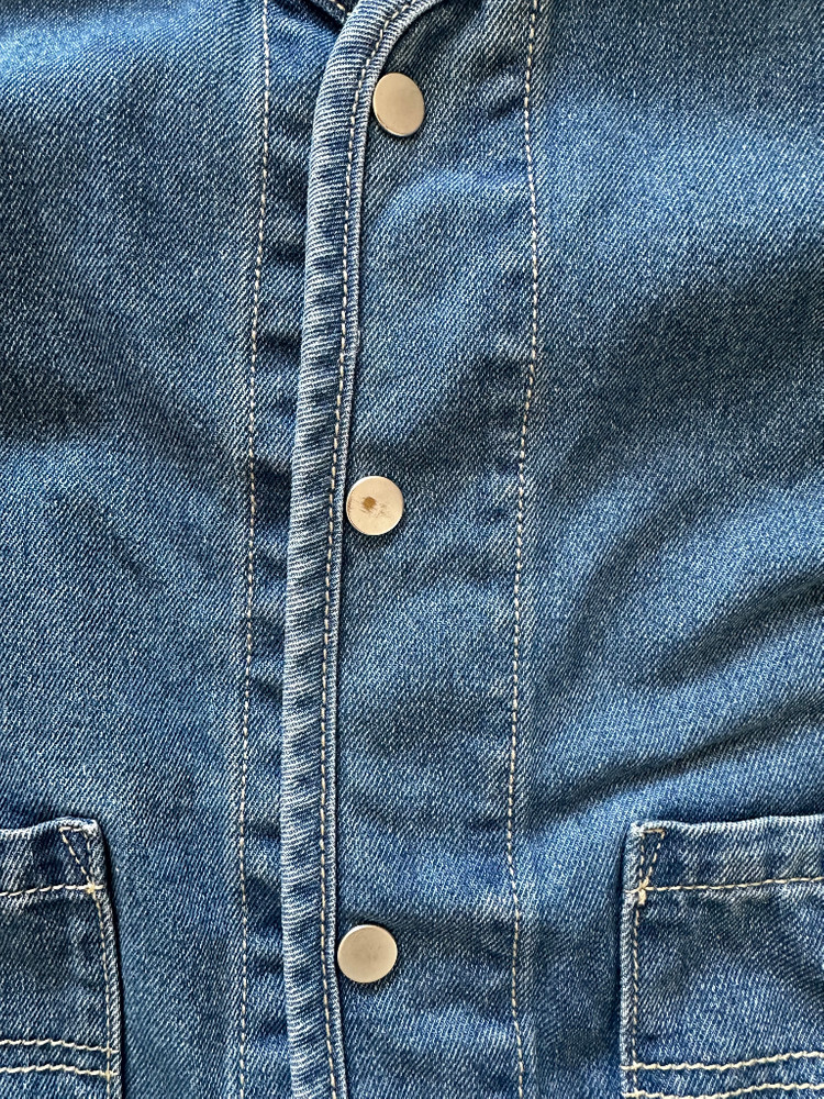 슈슈앤크라 아동 데님 청자켓 4y--1