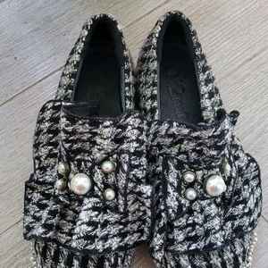 오즈세컨 트위드 로퍼 새상품 230~235 이미지