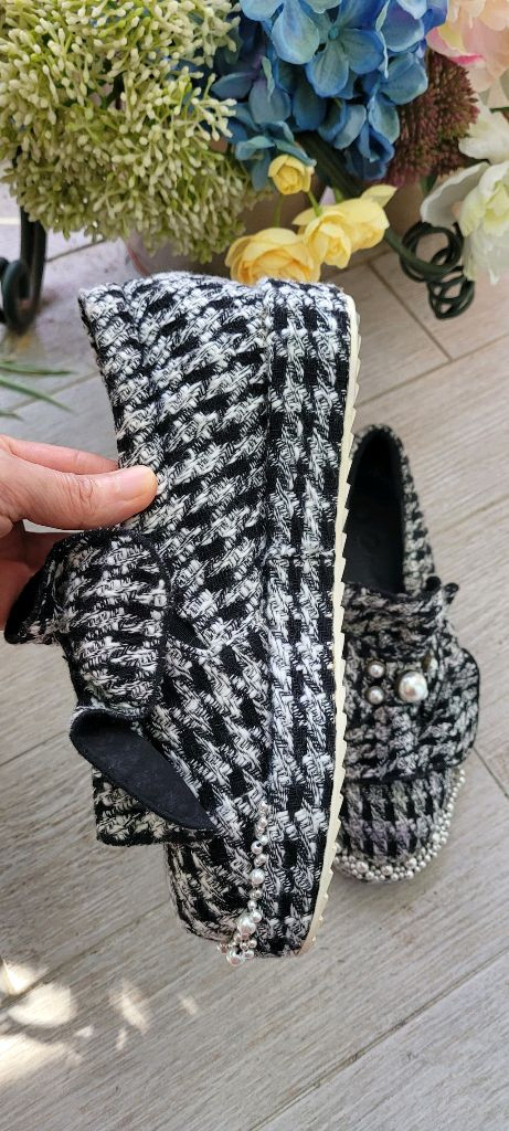 오즈세컨 트위드 로퍼 새상품 230~235 이미지