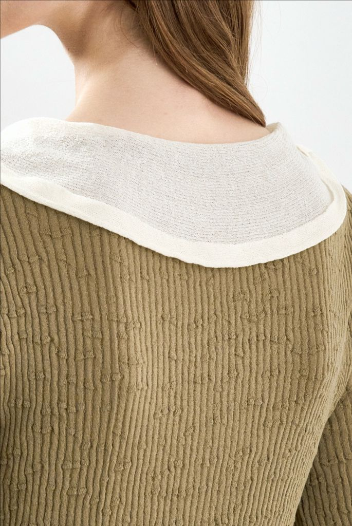 SYSTEM 니트 반팔 새제품 이미지