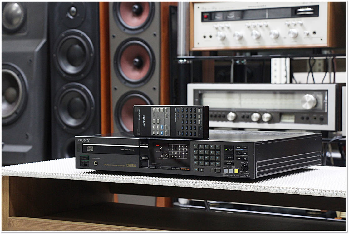소니 고급형 명기 CD플레이어 CDP-502ES (제치 리모컨포함) 이미지