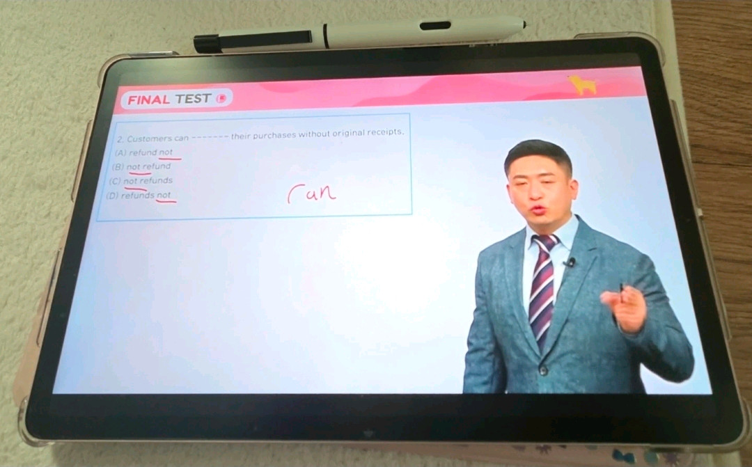 갤럭시탭 S8 WIFI 128GB 핑크골드 S펜 포함--0