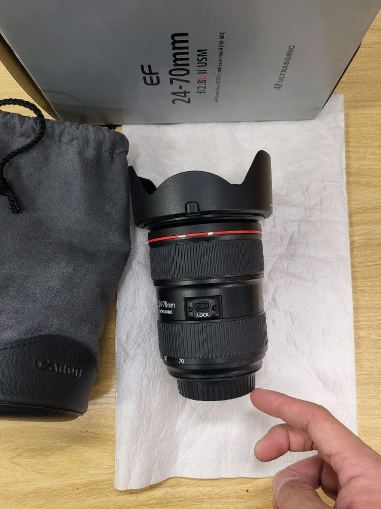 캐논24-70 신계륵 19년식 상태좋은렌즈판매합니다--1