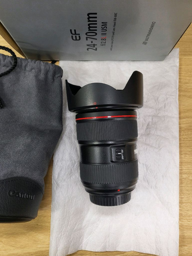 캐논24-70 신계륵 19년식 상태좋은렌즈판매합니다--2