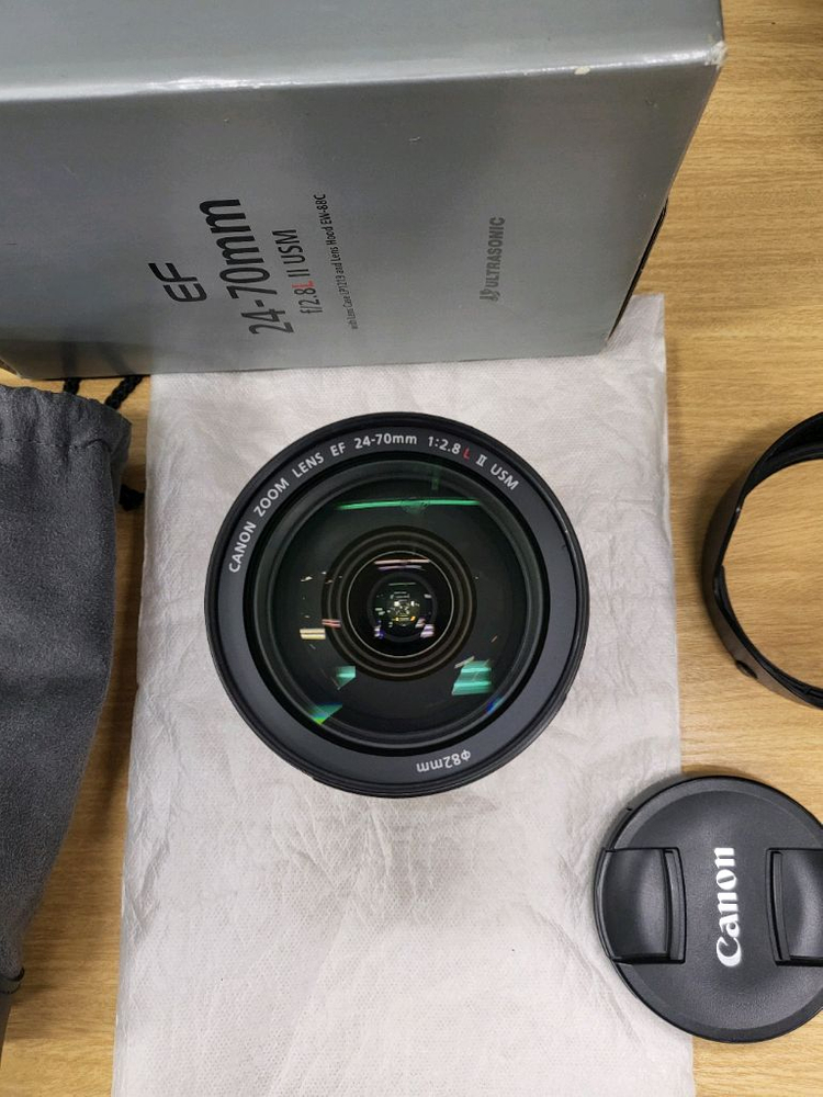 캐논24-70 신계륵 19년식 상태좋은렌즈판매합니다--3