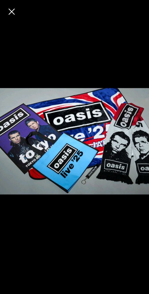 오아시스 담요 도쿄 한정판 이미지