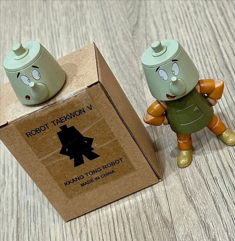[새상품] 태권브이 깡통로봇 (헤드2종)--1