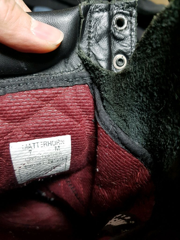 미군 전투화 마테호른 고어텍스 동계용 방한화 7M 판매--3