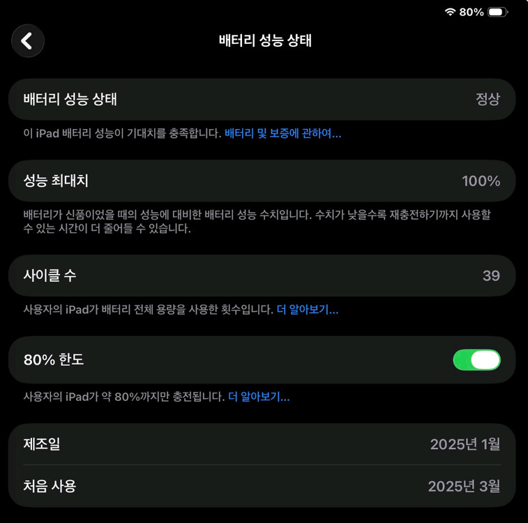 아이패드 프로 13 M4 256GB 셀룰러 (배터리 100%) 스페이스 블랙--7
