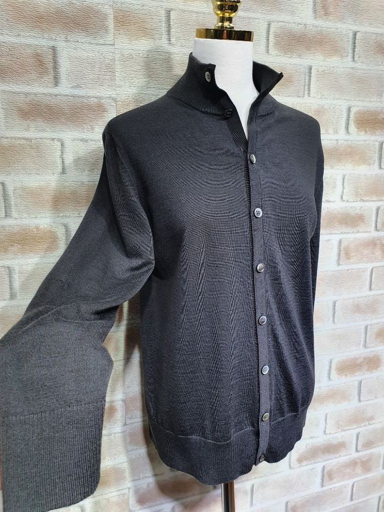 택부착 띠어리 정품 100%울 반넥 니트 가디건~55반--1